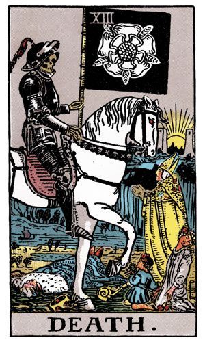 Death tarot card, Rider-Waite-Smith deck