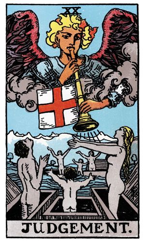 Judgement tarot card, Rider-Waite-Smith deck