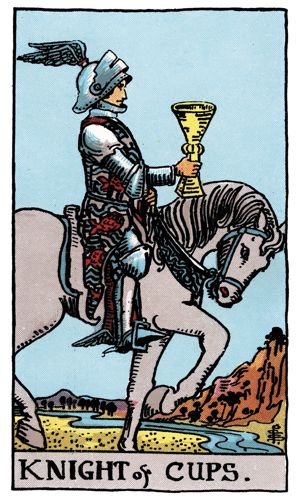 Knight of Cups tarot card, Rider-Waite-Smith deck