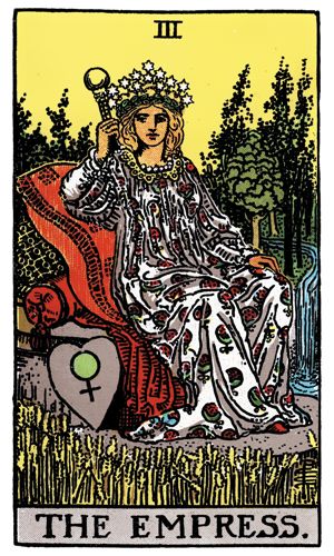The Empress tarot card, Rider-Waite-Smith deck